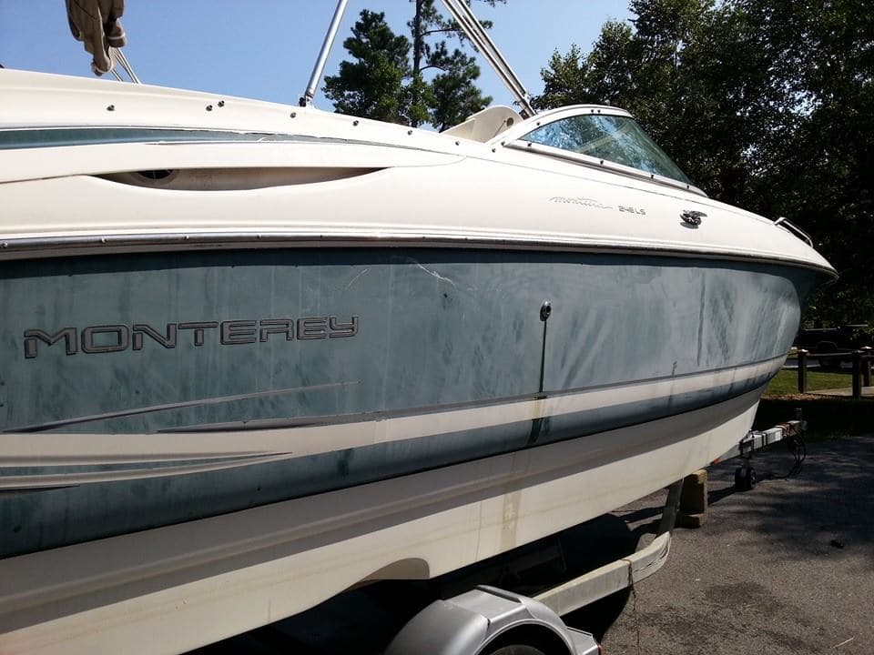Boat before being detailed
